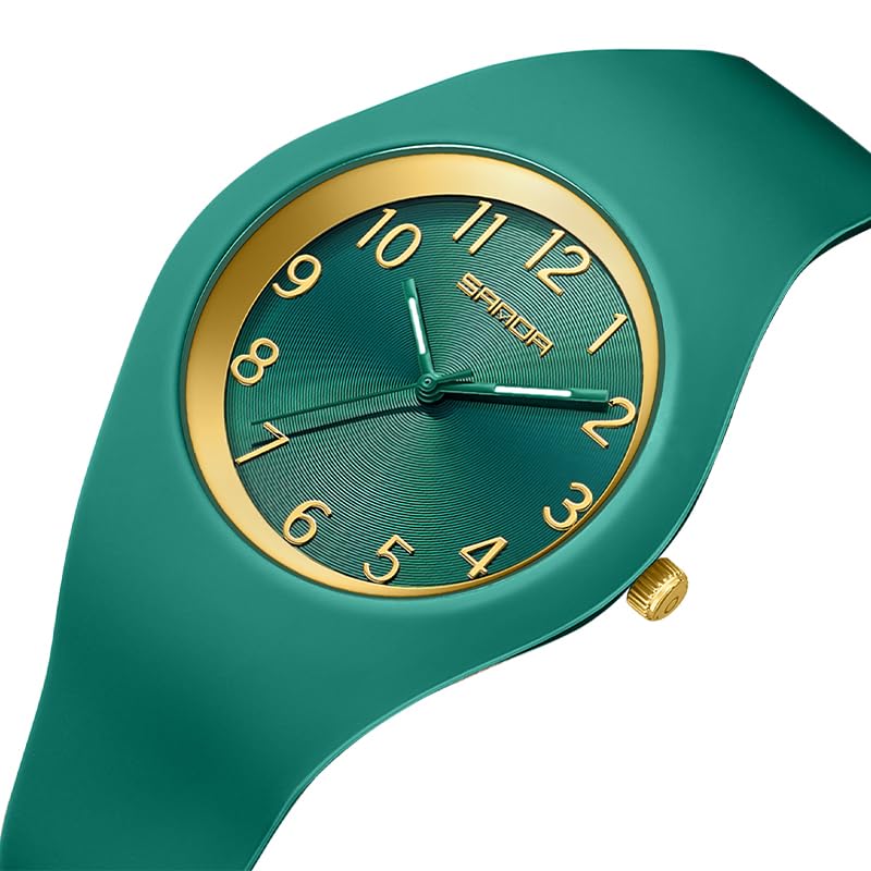 Women's Japanese Quartz Sports Watch – Silicone Strap
