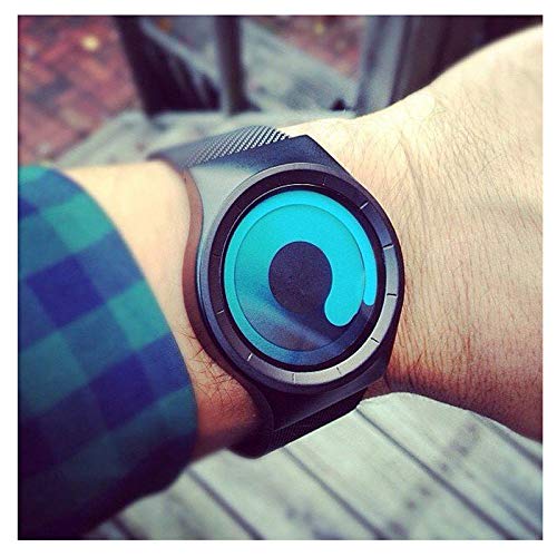 Men's Digital Quartz Watch – Stainless Steel Mesh Bracelet