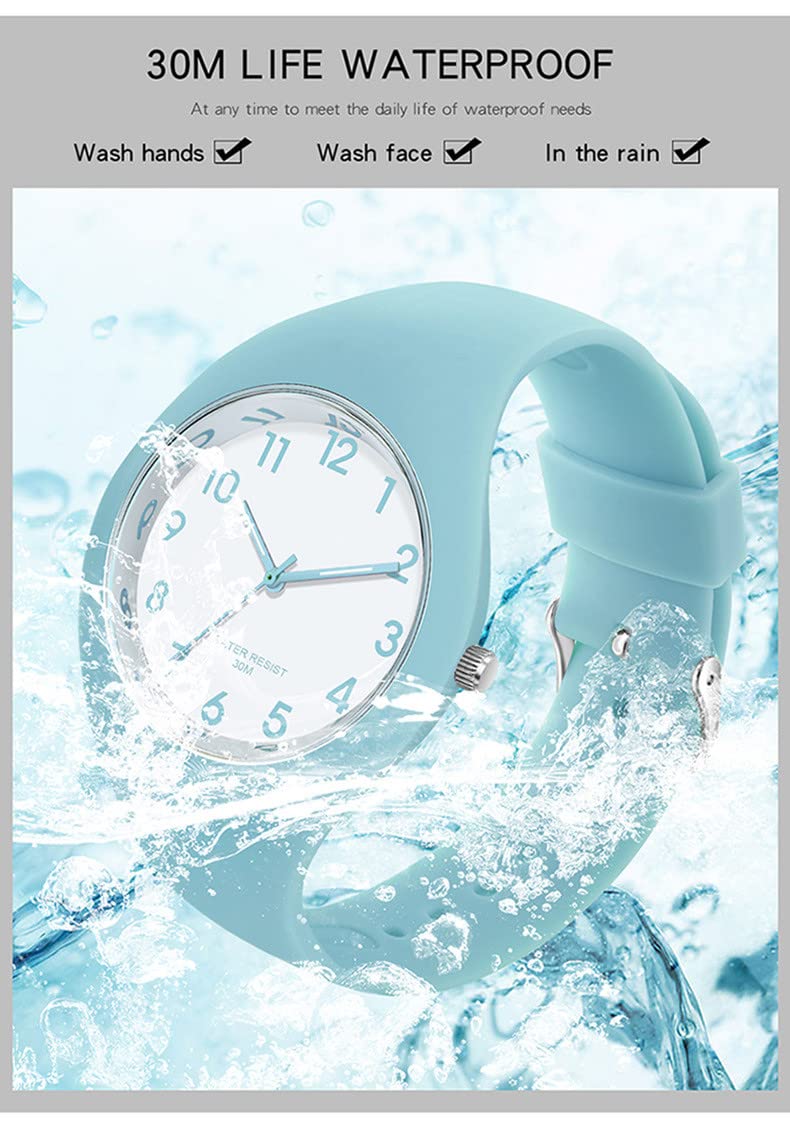 Women's Japanese Quartz Sports Watch – Silicone Strap