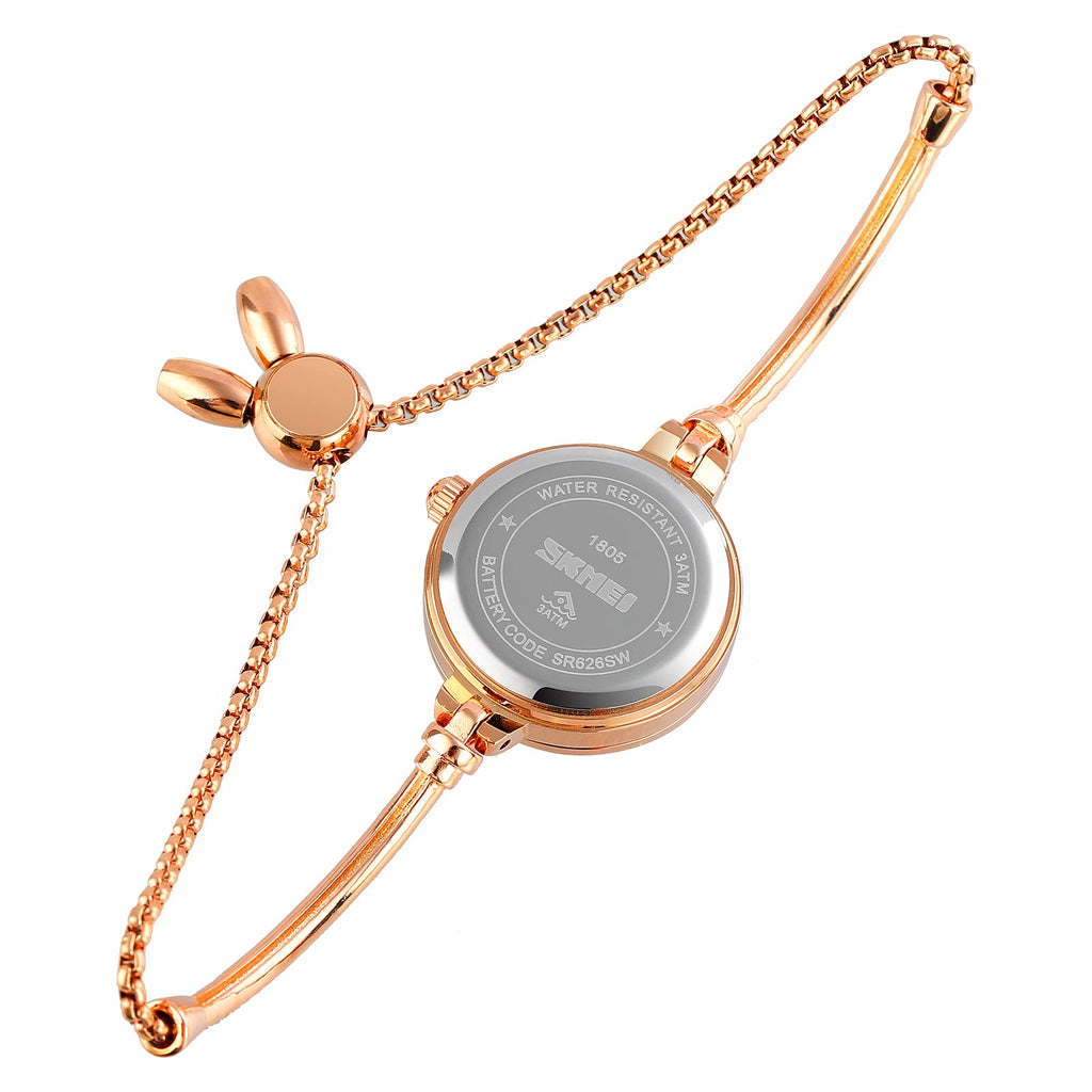 SKMEI Women's Ultra-Slim Quartz Bracelet Watch