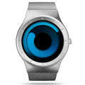 Men's Digital Quartz Watch – Stainless Steel Mesh Bracelet