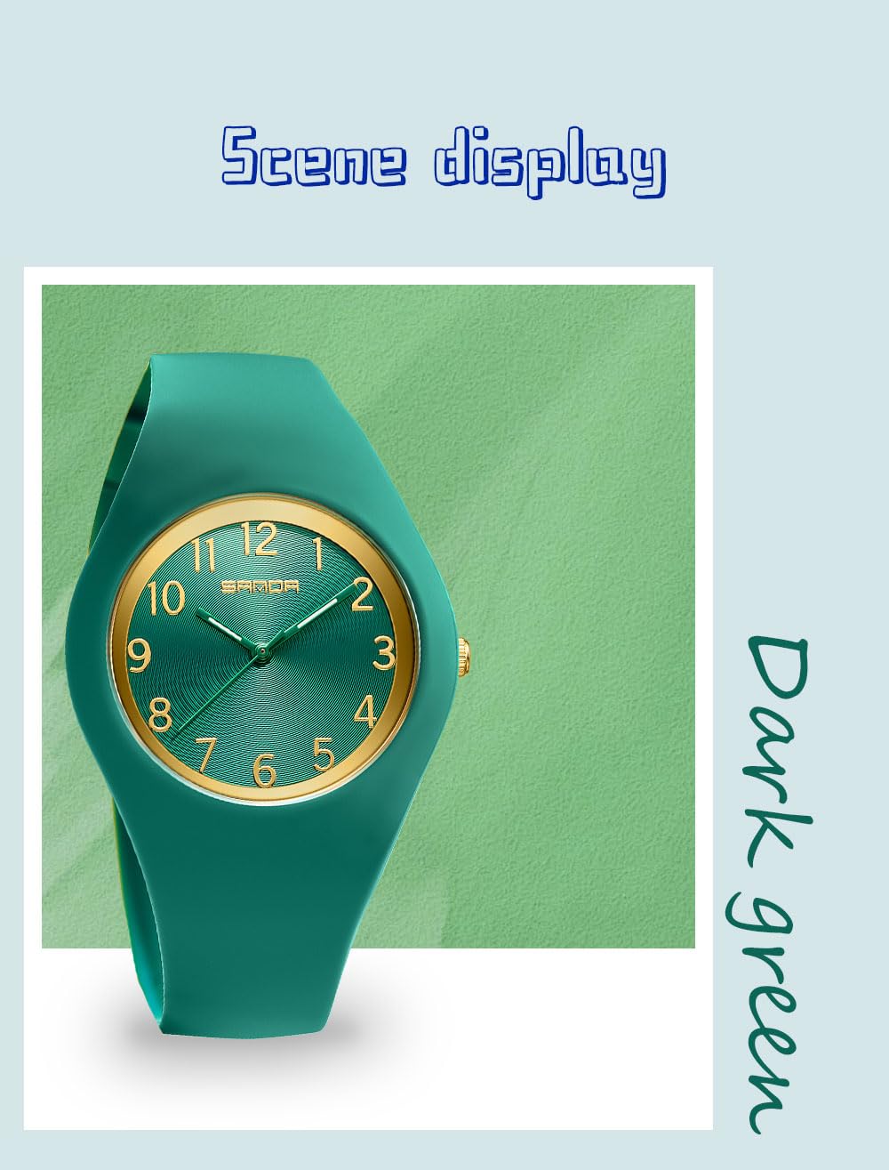 Women's Japanese Quartz Sports Watch – Silicone Strap