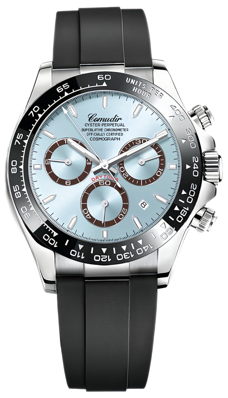 Moldoa Men's Japanese Quartz Chronograph Watch – Panda Dial