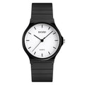 SKMEI Women's Minimalist Japanese Quartz Watch – Black PU Strap
