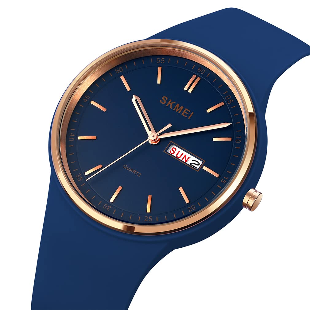 SKMEI Women's Japanese Quartz Sports Watch – Silicone Strap