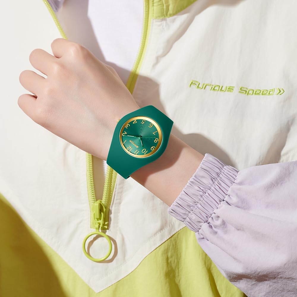 Women's Japanese Quartz Sports Watch – Silicone Strap
