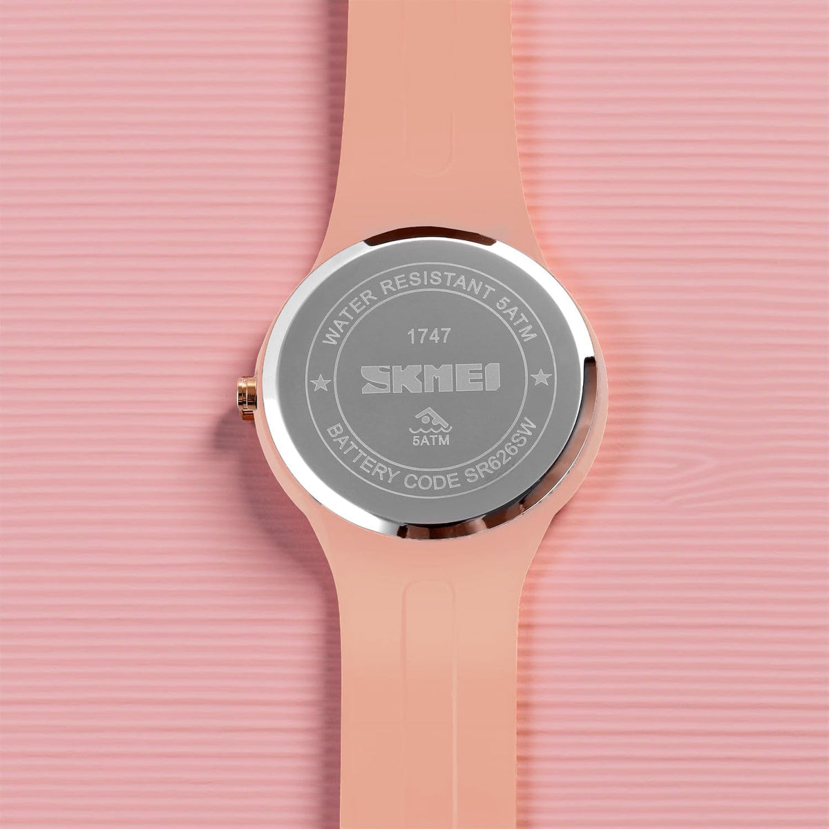 SKMEI Women's Japanese Quartz Sports Watch – Silicone Strap