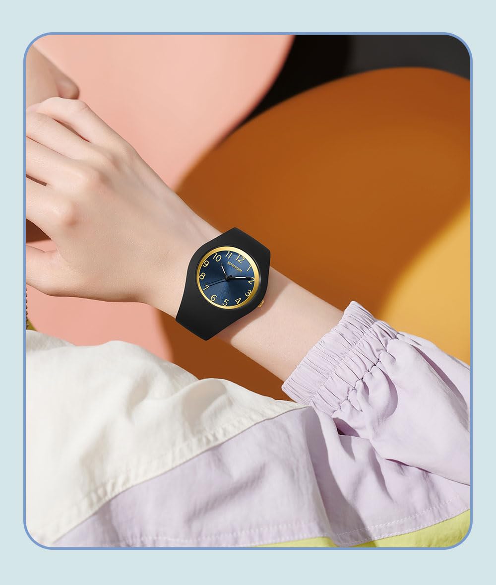 Women's Japanese Quartz Sports Watch – Silicone Strap