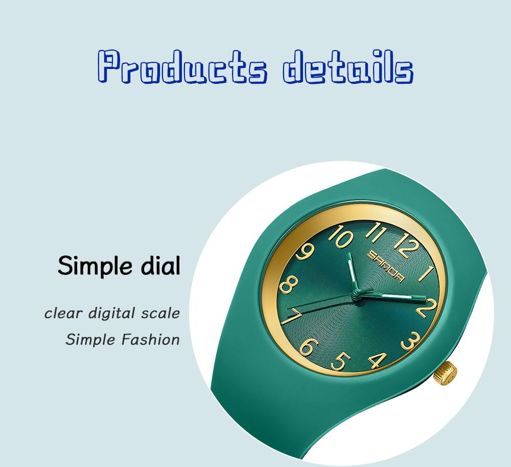 Women's Japanese Quartz Sports Watch – Silicone Strap