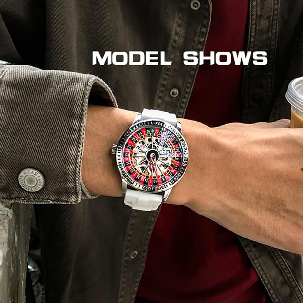 Men's Roulette Dial Automatic Mechanical Watch