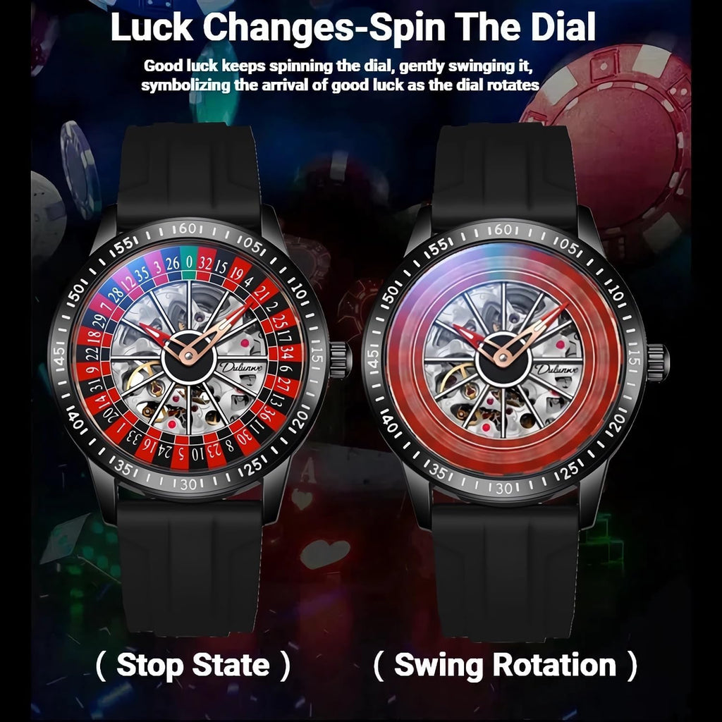 Men's Roulette Dial Automatic Mechanical Watch