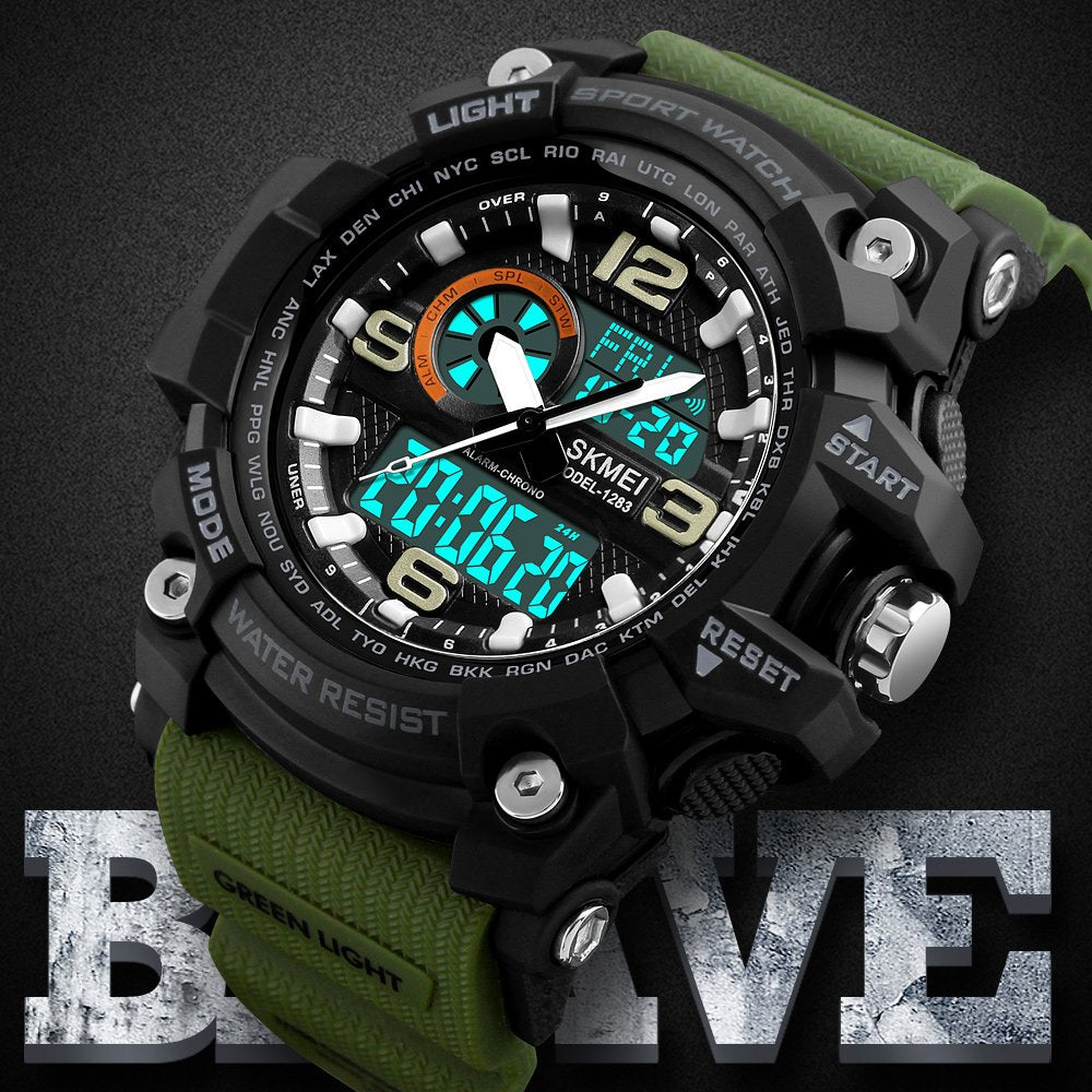 SKMEI Men's Chronogrpah Analogue-Digital Sports Watch
