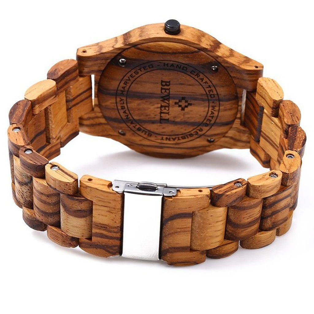 Men's Handmade Wooden Quartz Watch