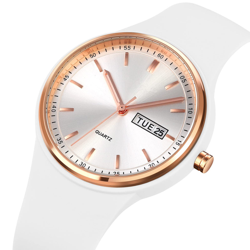 Women's Japanese Quartz Sports Watch – Silicone Strap