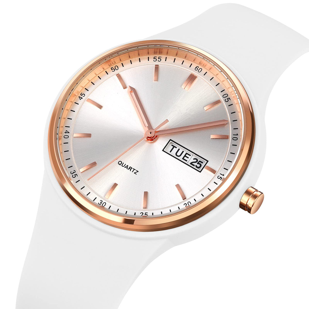 Women's Japanese Quartz Sports Watch – Silicone Strap