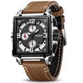 MEGIR Men's Quartz Chronograph Watch – Leather Strap