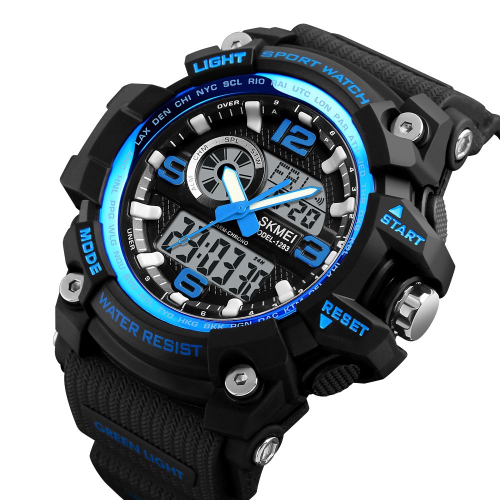 SKMEI Men's Chronogrpah Analogue-Digital Sports Watch