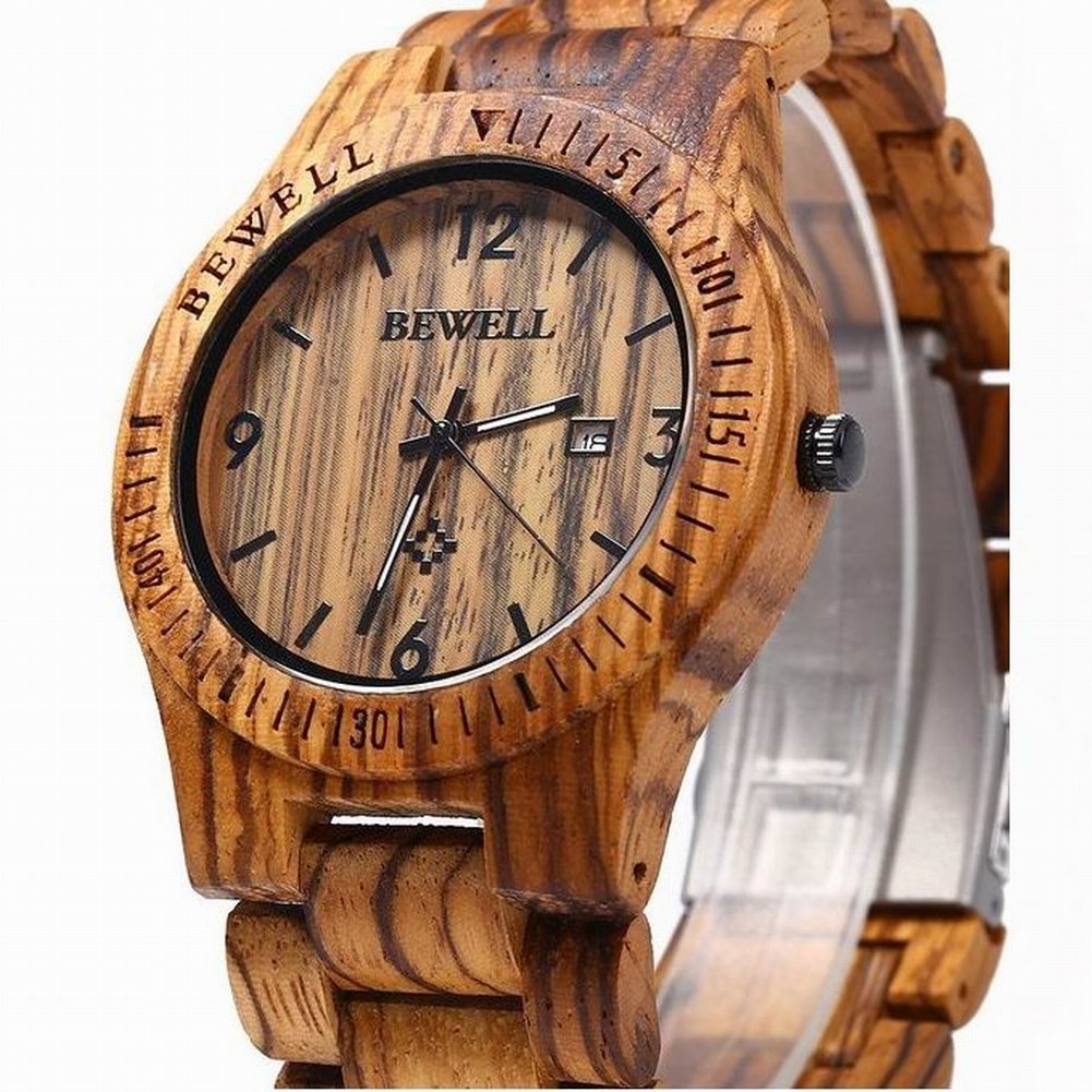 Men's Handmade Wooden Quartz Watch