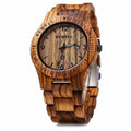 Men's Handmade Wooden Quartz Watch