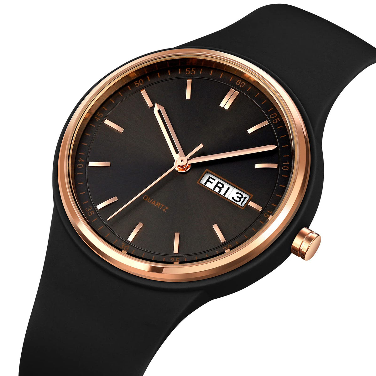 Women's Japanese Quartz Sports Watch – Silicone Strap