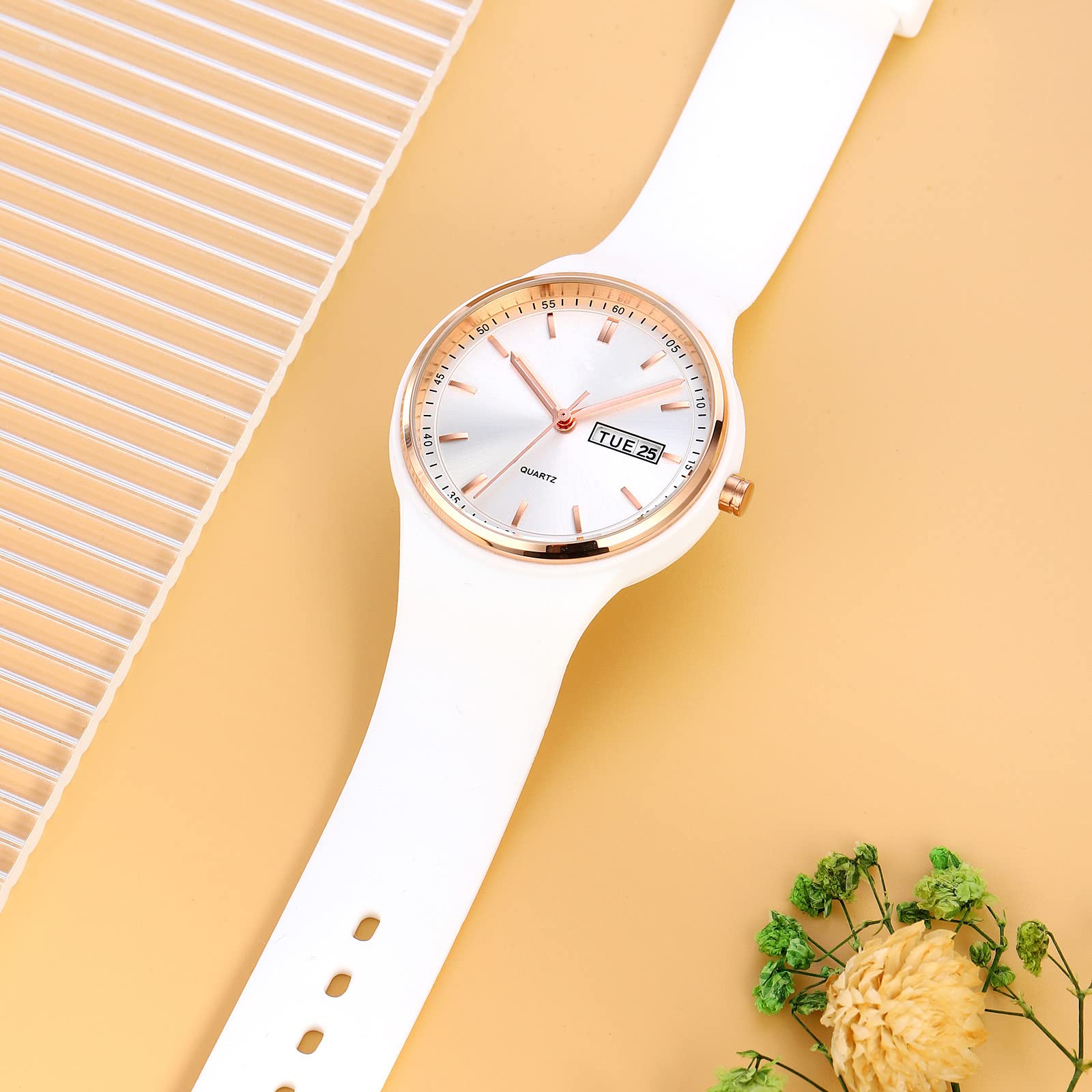 Women's Japanese Quartz Sports Watch – Silicone Strap