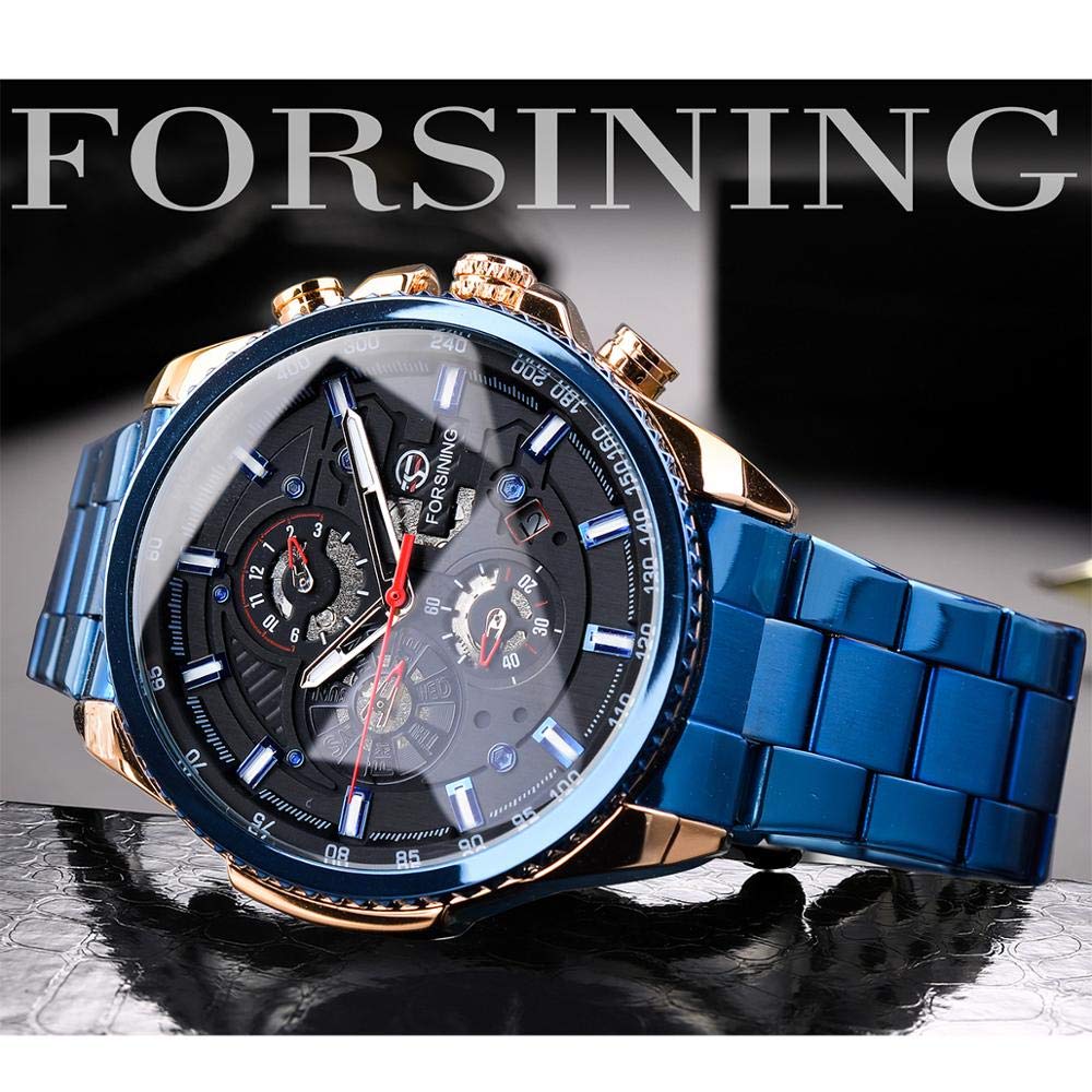 FORSINING Men's Automatic Mechanical Calendar Watch
