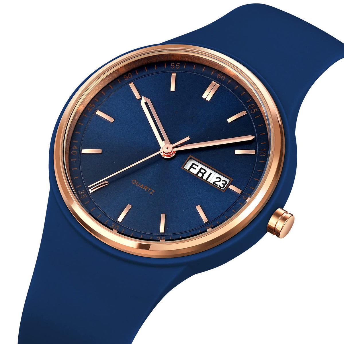 Women's Japanese Quartz Sports Watch – Silicone Strap