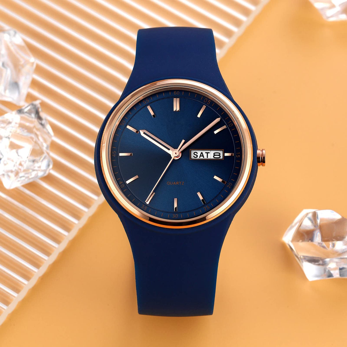 Women's Japanese Quartz Sports Watch – Silicone Strap
