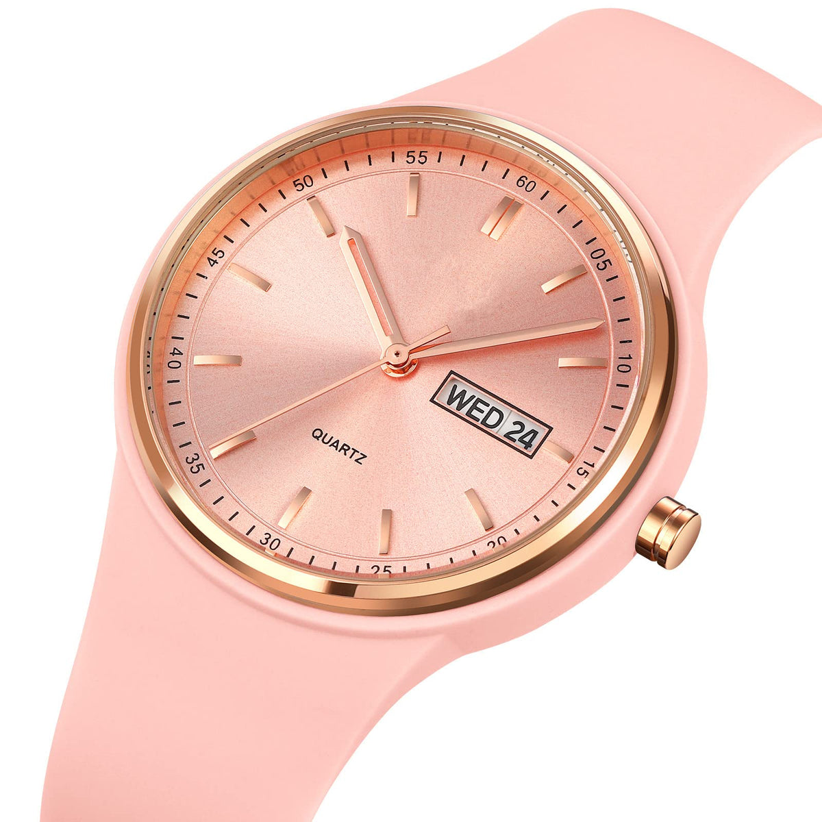 Women's Japanese Quartz Sports Watch – Silicone Strap