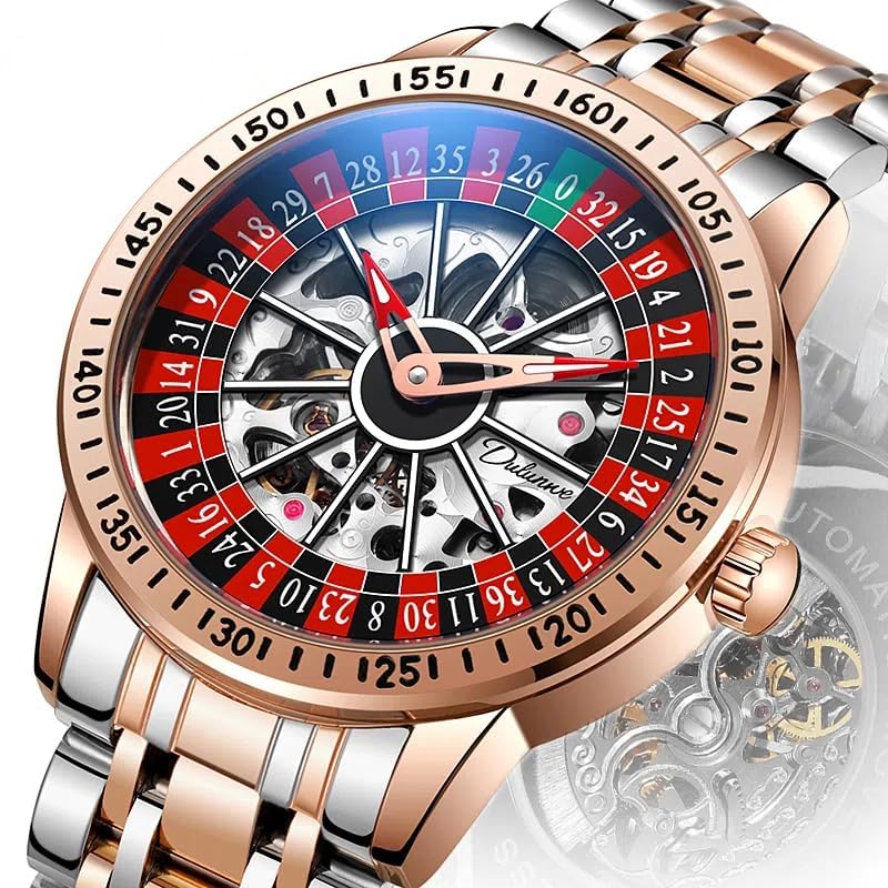 Men's Roulette Dial Automatic Mechanical Watch
