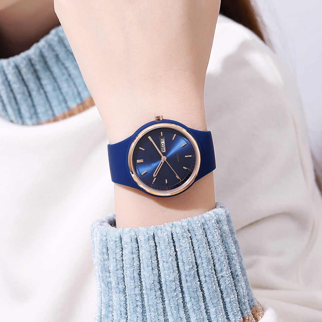 Women's Japanese Quartz Sports Watch – Silicone Strap