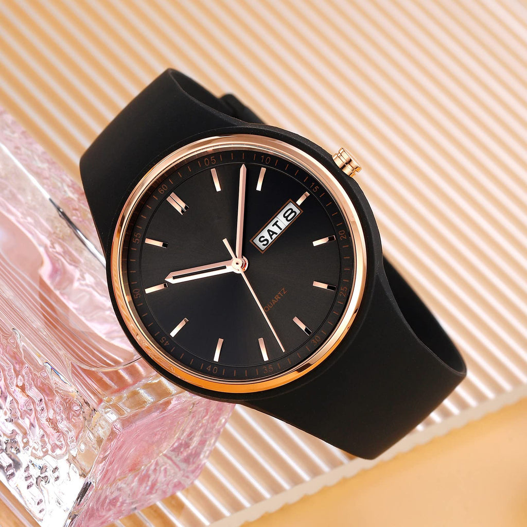 Women's Japanese Quartz Sports Watch – Silicone Strap
