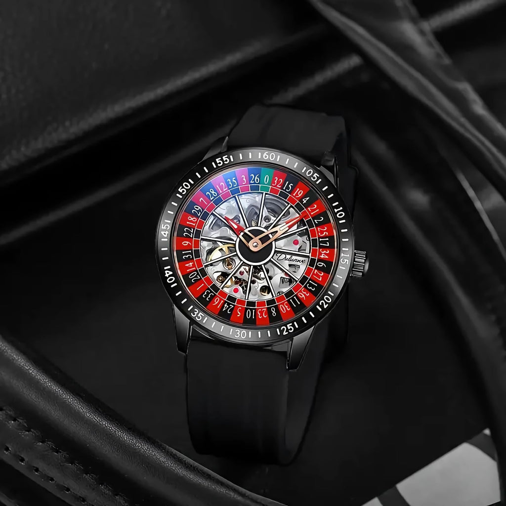 Men's Roulette Dial Automatic Mechanical Watch