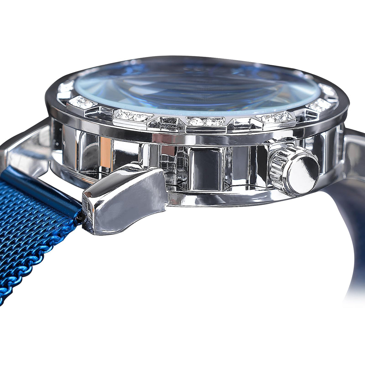 FORSINING Men's Manual-Wind Skeleton Watch – Floral Dial