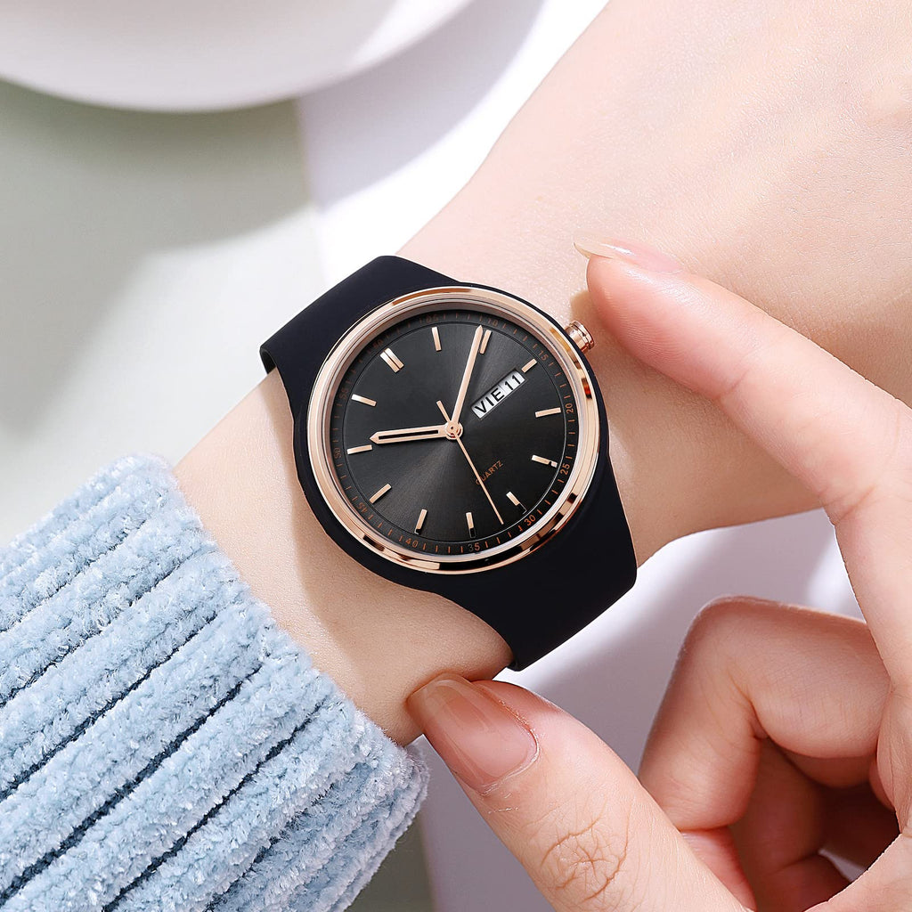 Women's Japanese Quartz Sports Watch – Silicone Strap