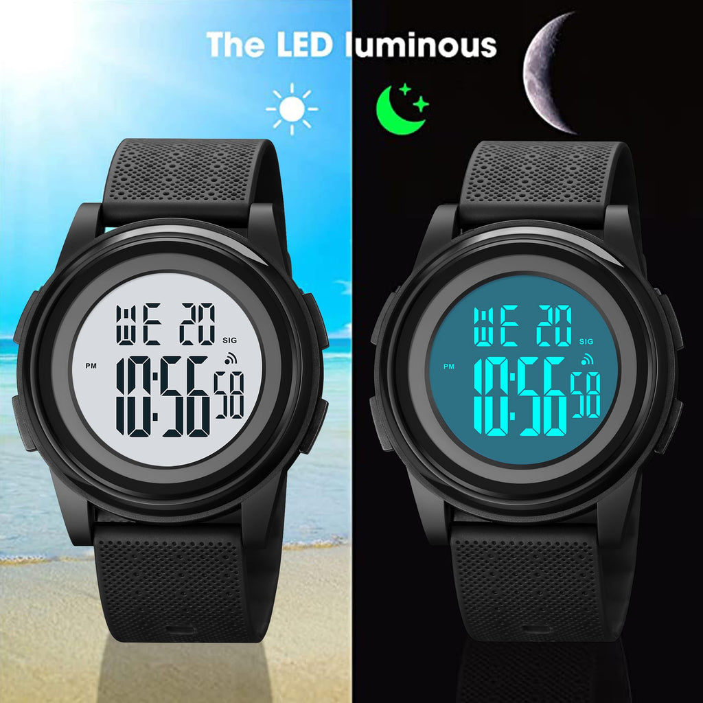 Unisex Ultra-Thin Digital Sports Watch