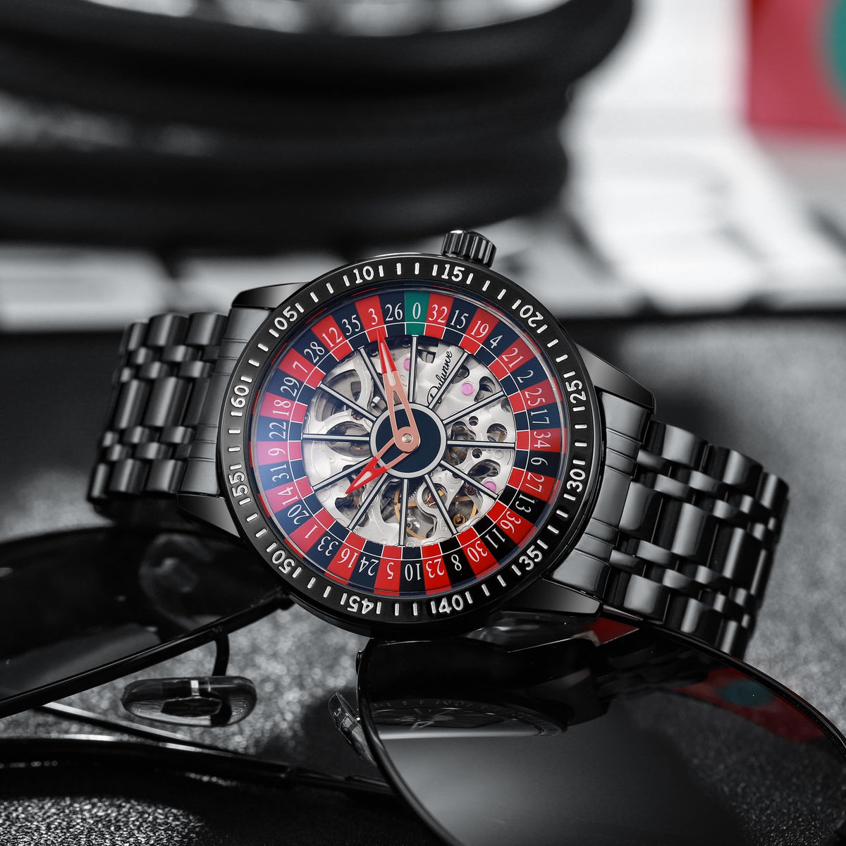 Men's Roulette Dial Automatic Mechanical Watch