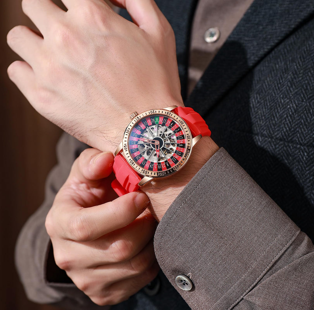 Men's Roulette Dial Automatic Mechanical Watch