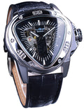 WINNER Men's Automatic Skeleton Watch – Triangular Racing Dial