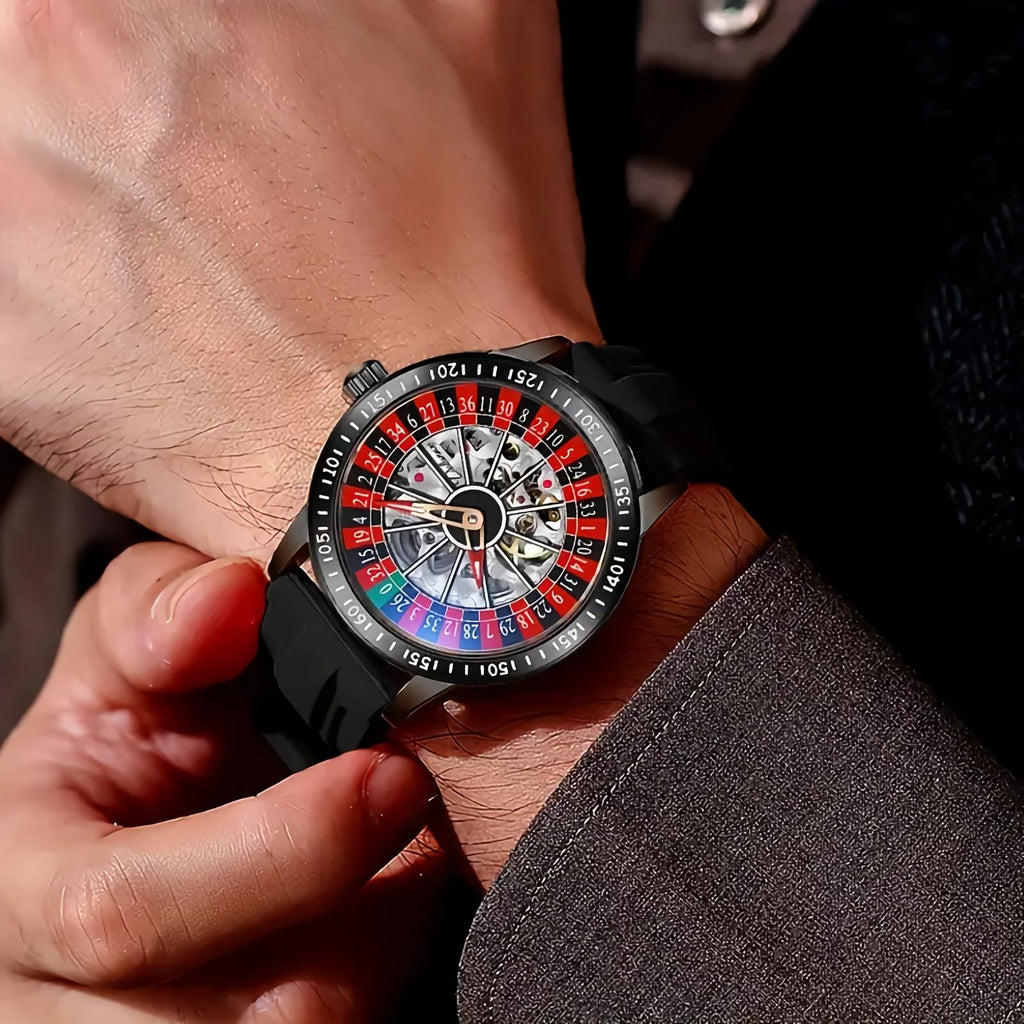 Men's Roulette Dial Automatic Mechanical Watch