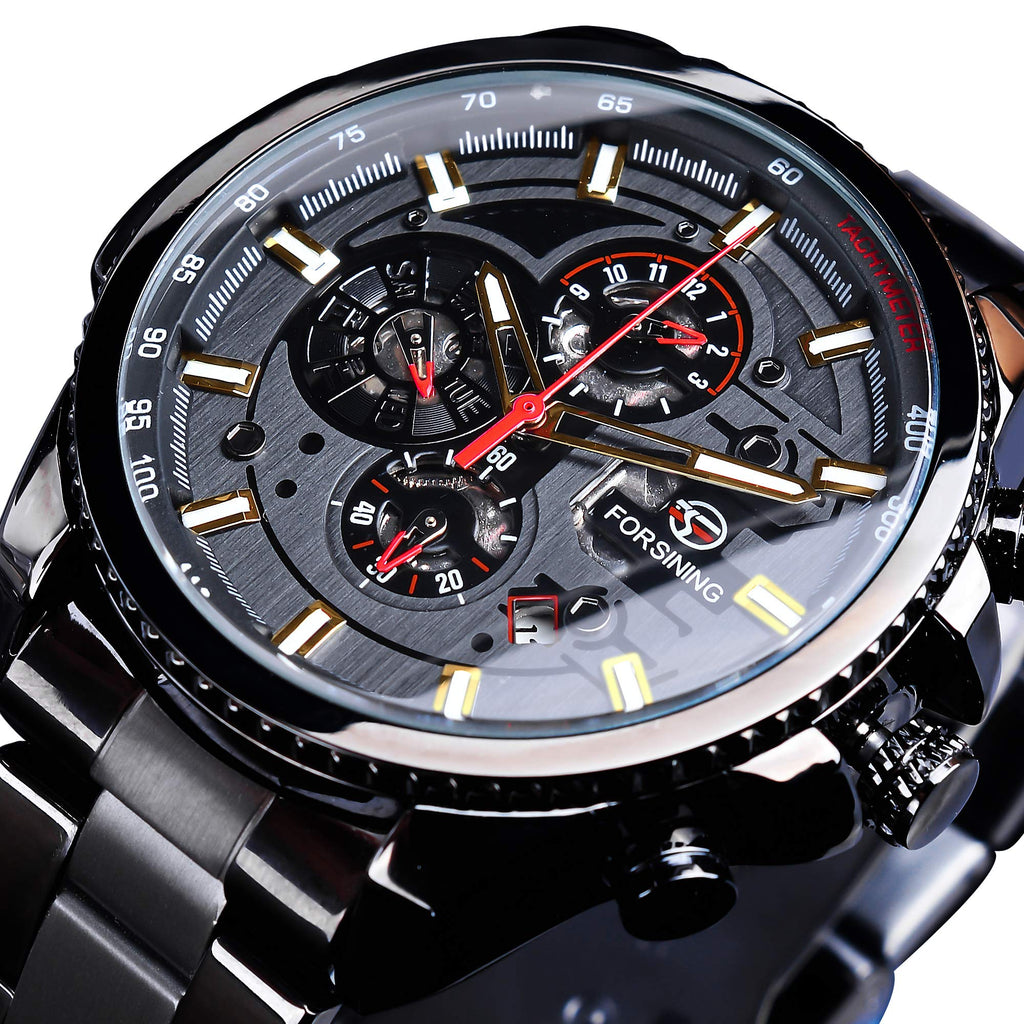 FORSINING Men's Automatic Mechanical Calendar Watch