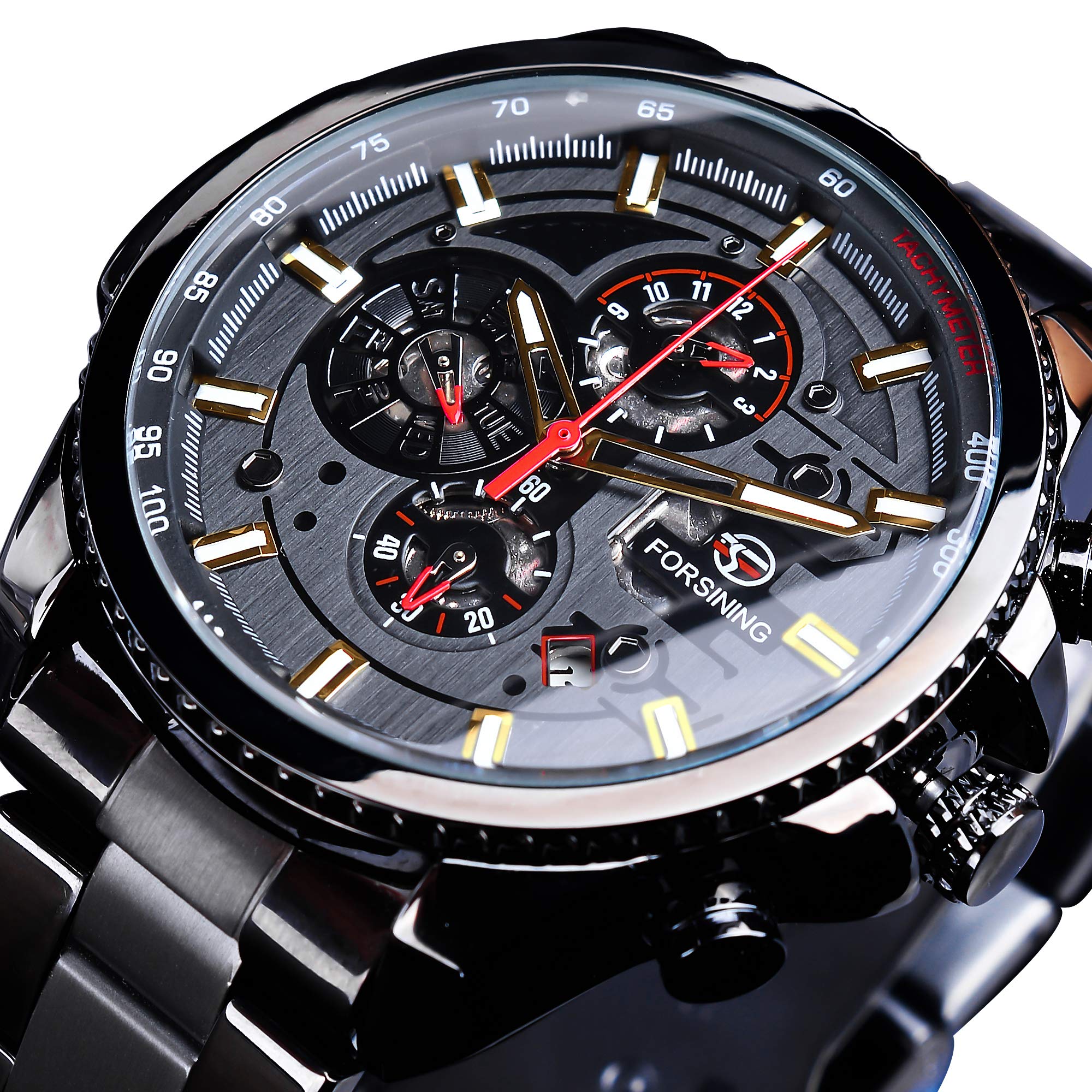 FORSINING Men's Automatic Mechanical Calendar Watch