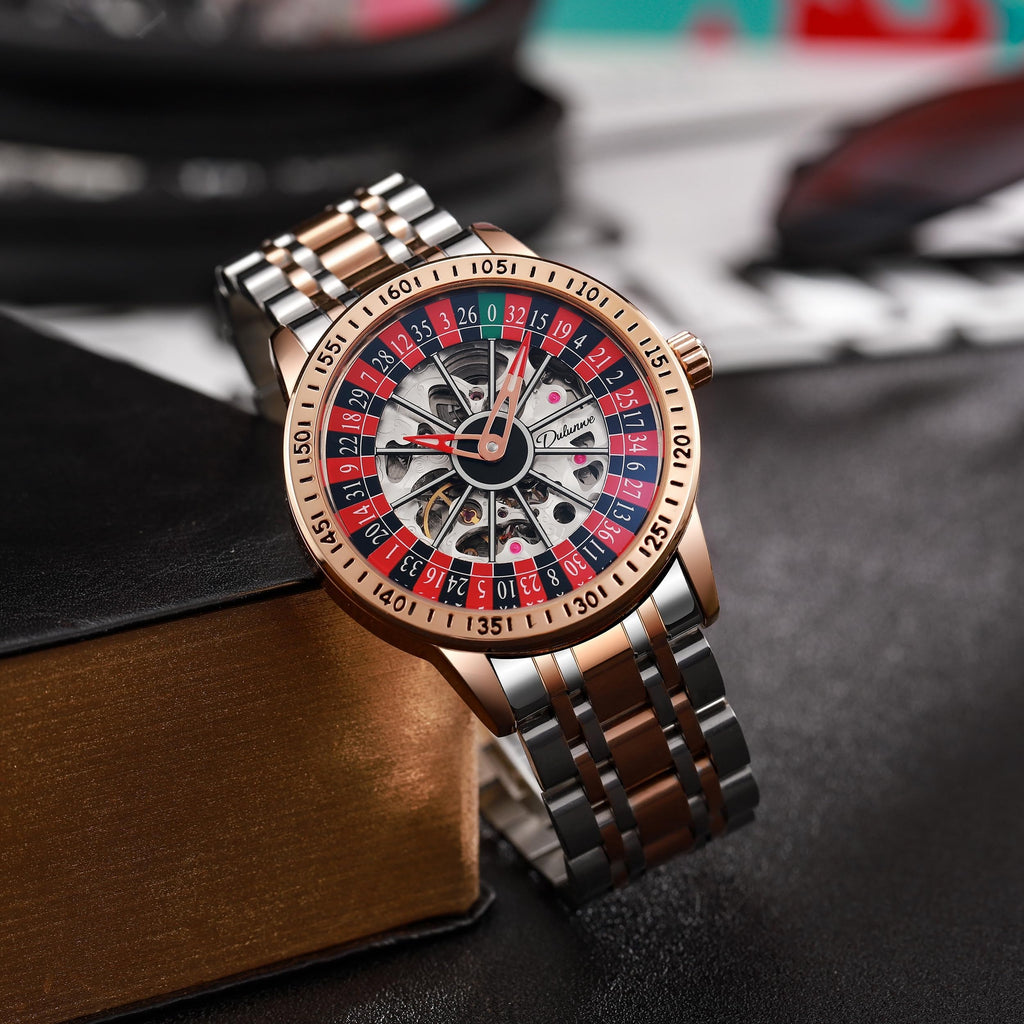 Men's Roulette Dial Automatic Mechanical Watch